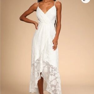 Lulu's White Maxi Dress